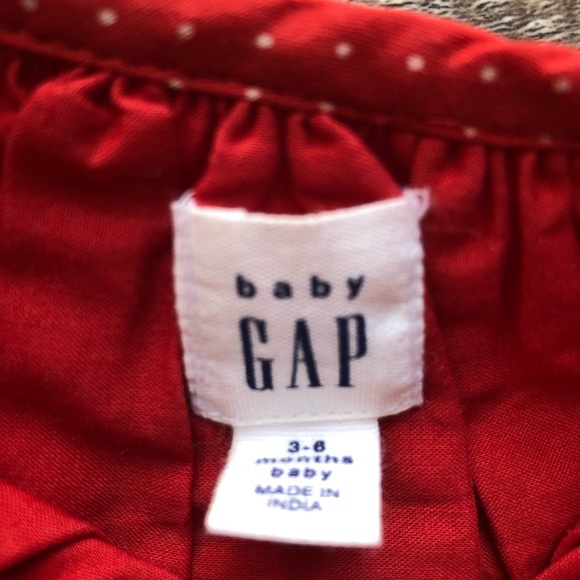 🚫SOLD🚫 Baby Gap Red Polkadot Dress - Picture 4 of 6